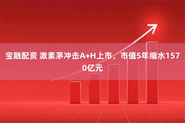 宝融配资 激素茅冲击A+H上市，市值5年缩水1570亿元