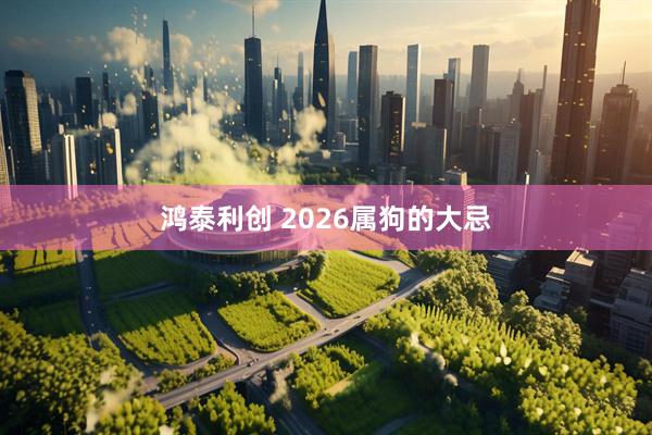 鸿泰利创 2026属狗的大忌